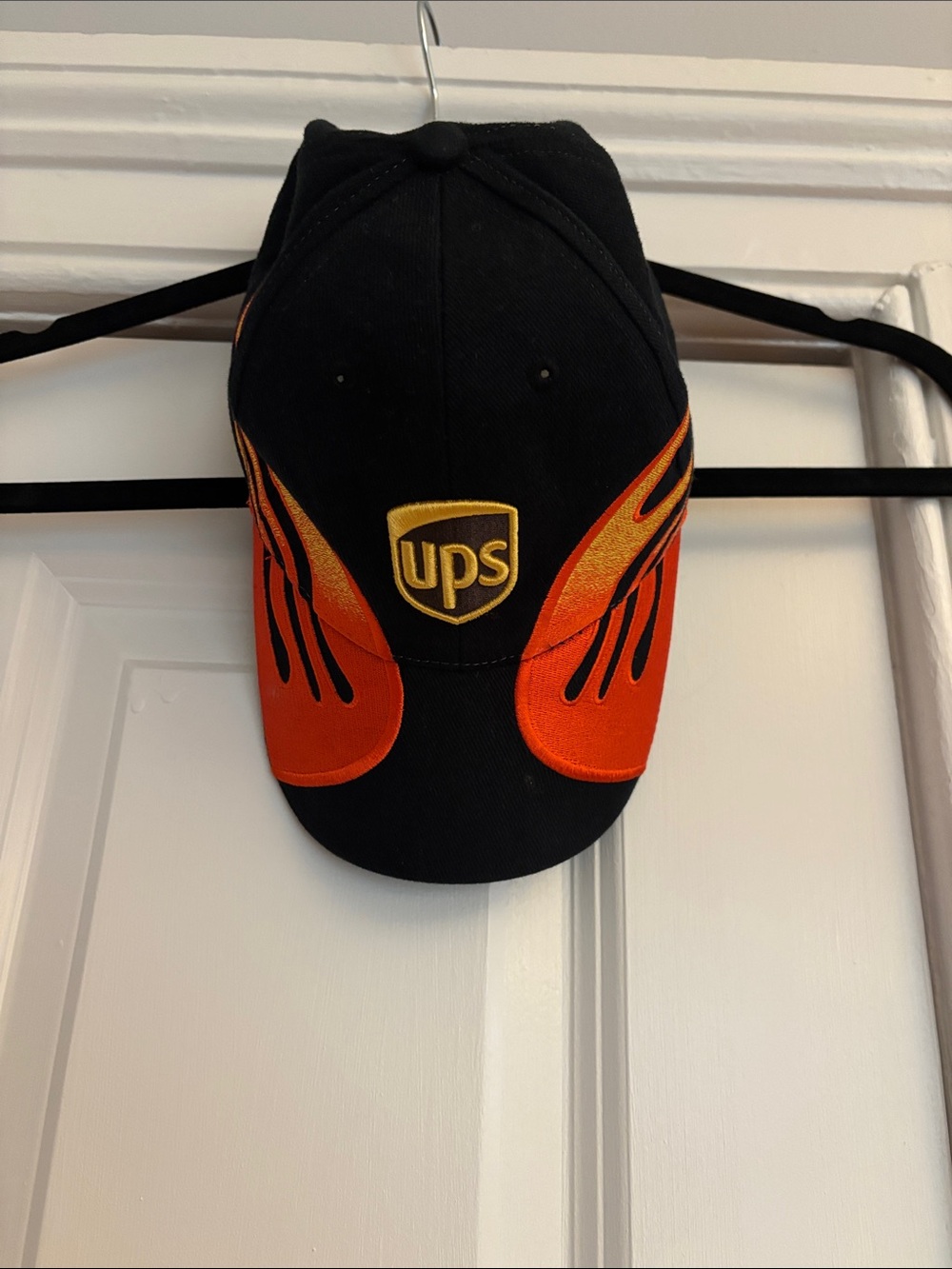 Nascar UPS Black and Orange Logo Baseball Cap